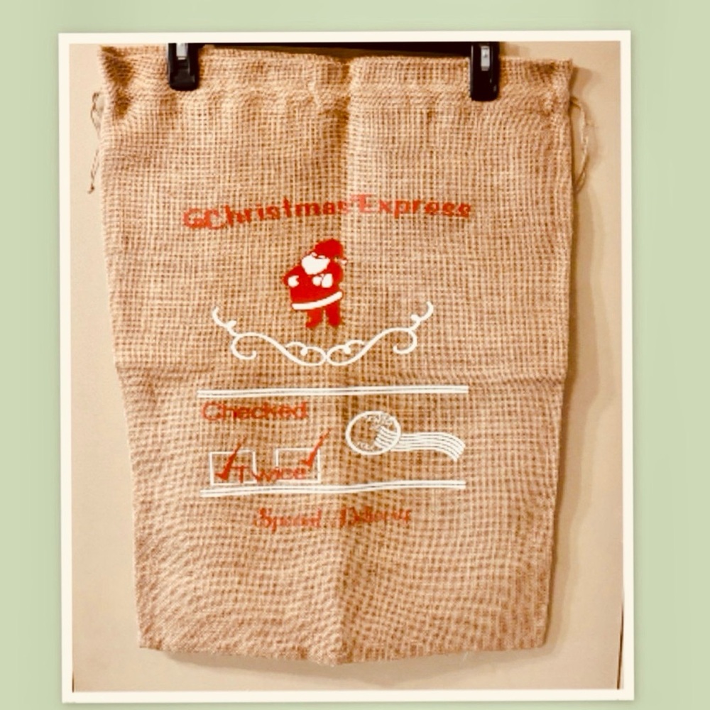 Handcrafted Santa Sack Gift Bag